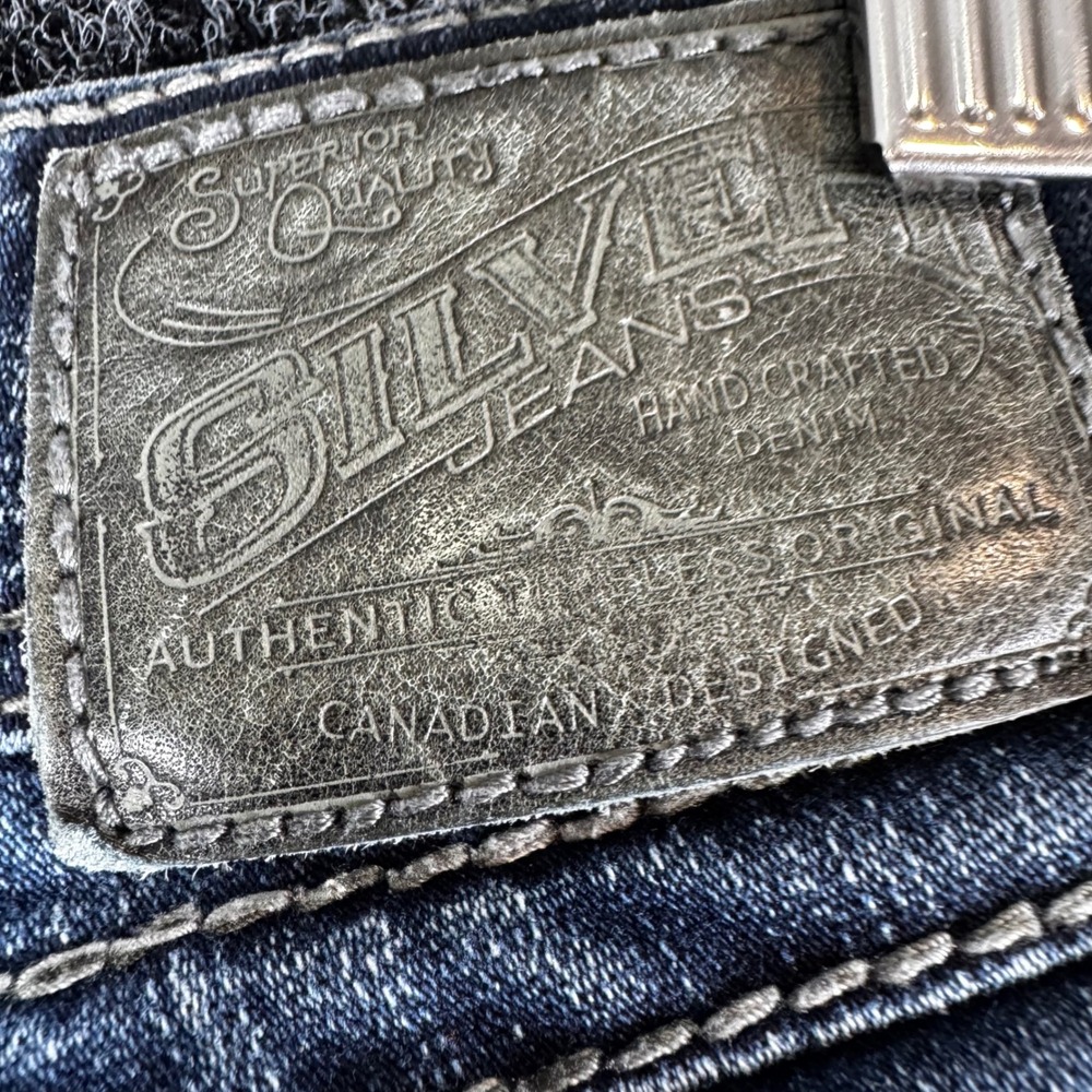 Silver Jeans Suki Surplus Dark Wash Bootcut Jeans W29 L32 L9906SAF446 - Picture 9 of 10